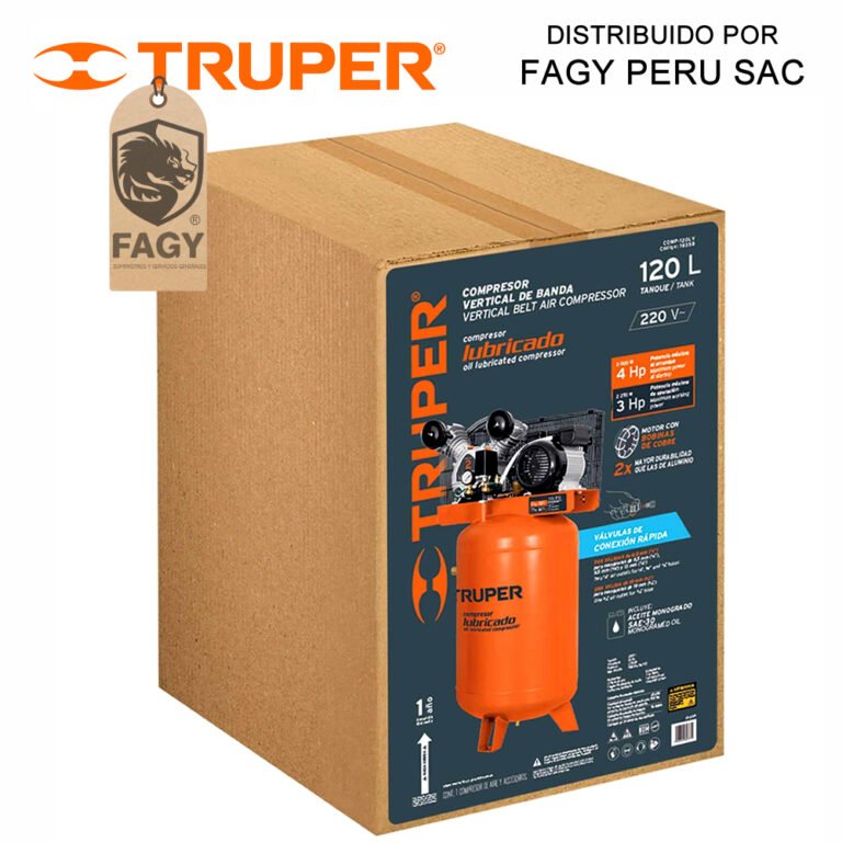 Compresora de Aire Truper 102131, 120 Litros Vertical