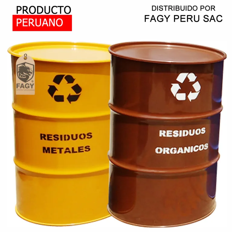 Cilindro de metal para Reciclaje