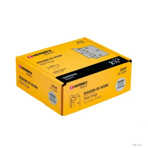 Bisagra cuadrada 2-1/2", satinado, cabeza plana, BASIC 25107 - Imagen 1