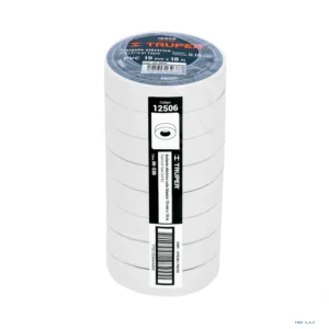 Cinta de aislar de 18 m x 19 mm blanca Truper 12506 - Imagen 1