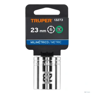 Dado de 23 mm, 6 puntas, cuadro 1/2", Truper 13273 - Imagen 1