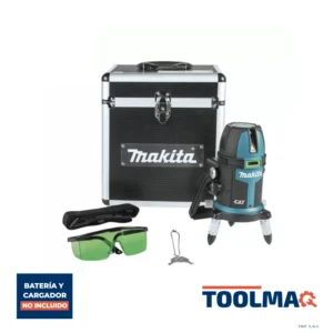 Nivel laser Verde Autonivelante Líneas Cruzadas 12V CXT 15 Metros Baretool (Sin Baterías / Sin Cargador) Makita SK209GDZ - Imagen 1