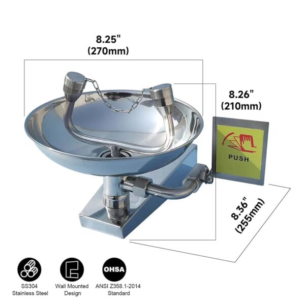 Lavaojos modelo SQ-20 de acero inox 304 Shenqi Lavaojos modelo SQ-20 de acero inox 304 Shenqi
