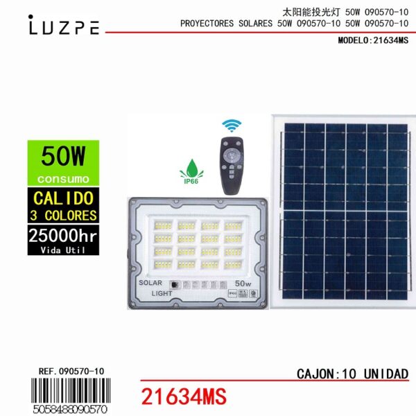 Panel Solar 3 Tonos de 50W Panel Solar 3 Tonos de 50W