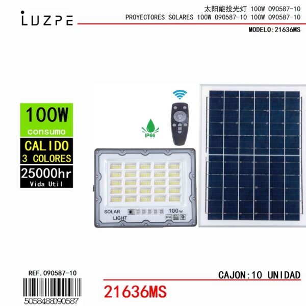 Panel Solar 3 Tonos de 100W Panel Solar 3 Tonos de 100W