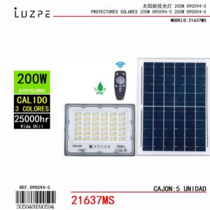Panel Solar 3 Tonos de 200W