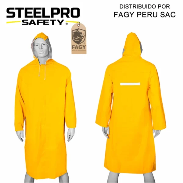 Abrigo de PVC amarillo XP-300 Steelpro_peru Abrigo de PVC amarillo XP-300 Steelpro