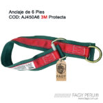 Anclaje de 6 Pies AJ450A6 3M Protecta