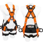 Arnés 4 argollas dieléctrico y soporte lumbar Insafe 8009-1