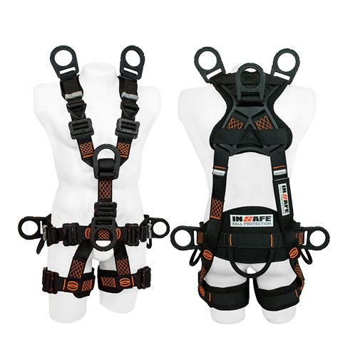 Arnés 7 Argollas para rescate dieléctrico con soporte lumbar insafe 8007-1D Arnés 7 Argollas para rescate dieléctrico con soporte lumbar insafe 8007-1D