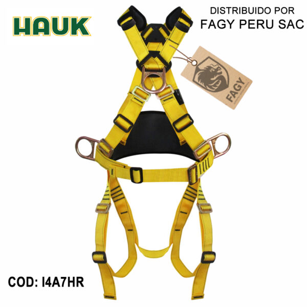 Arnés Integral De 4 Anillas Con Apoyo Lumbar HAUK