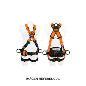 Arnes de 4 argollas dieléctrico con portaherramienta Insafe 8009-1ML