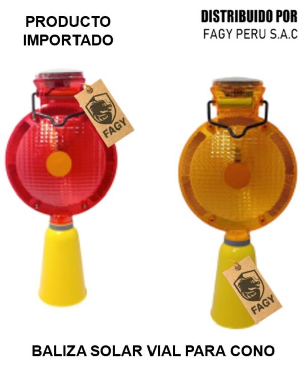 BALIZA SOLAR PARA CONO