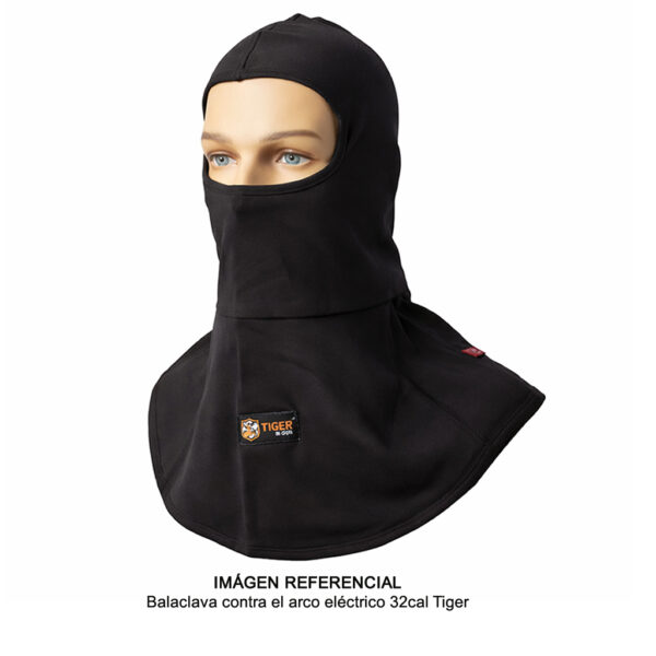 Balaclava contra el arco eléctrico 32cal Tiger_01 Balaclava contra el arco eléctrico 32cal Tiger