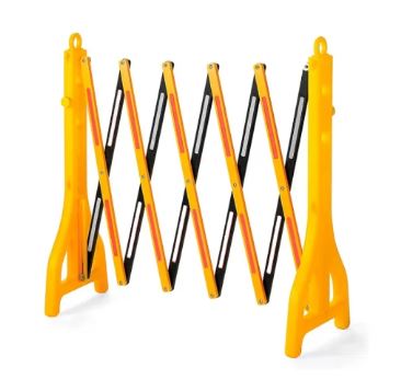Barrera de seguridad expandible 2.5m amarillo Barrera de seguridad expandible 2.5m amarillo