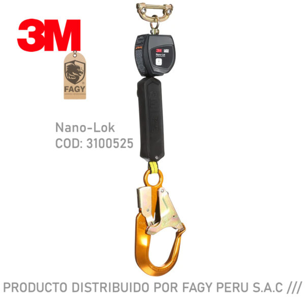 Bloque Retractil 3M DBI-SALA 6 ft (1.80 m) Nano-Lok 3100525 Bloque Retractil 3M DBI-SALA 6 ft (1.80 m) Nano-Lok 3100525
