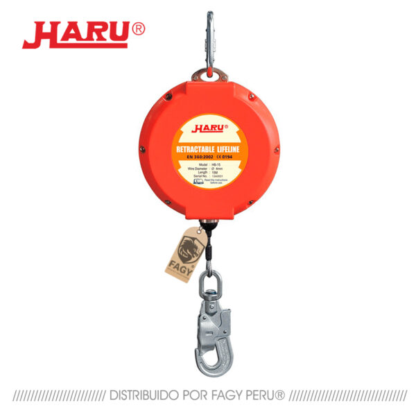 Bloque retráctil con cinta nylon haru Bloque retráctil con cinta nylon haru