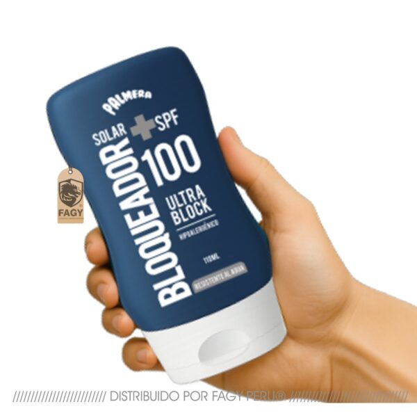 Bloqueador solar SPF 100 frasco 110ml Palmera Sun 2.0 Bloqueador solar SPF 100 frasco 110ml Palmera Sun 2.0