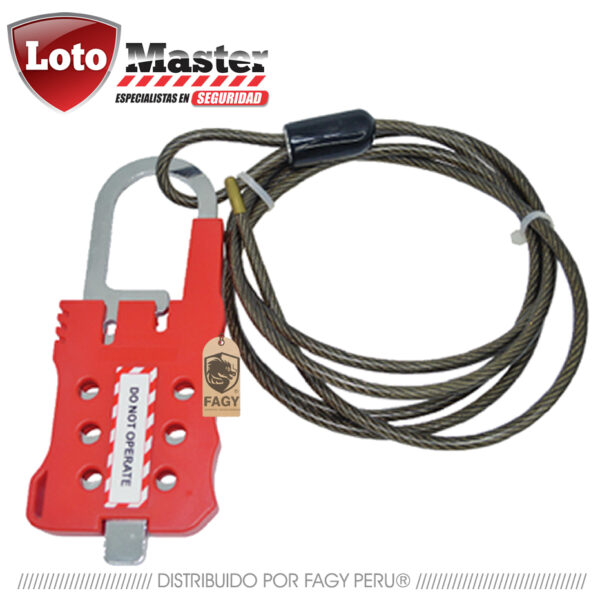Bloqueo de cable ajustable CL00007 loto master Bloqueo de cable ajustable CL00007 loto master