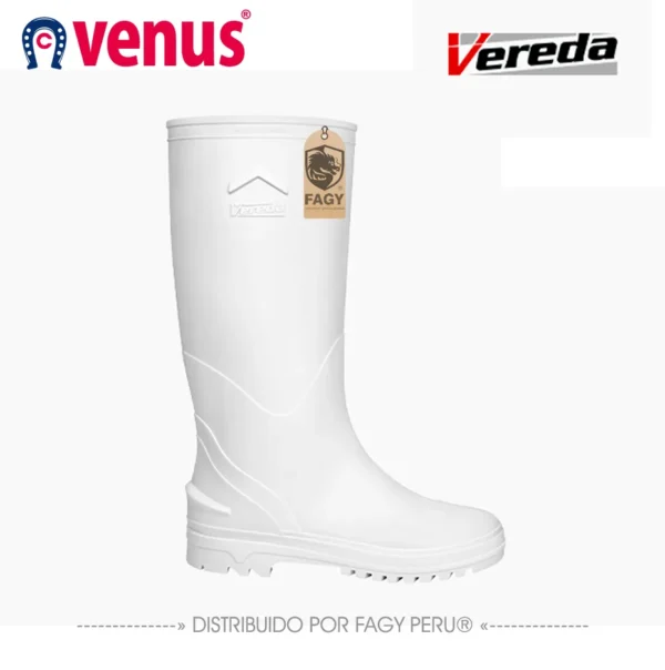 Bota impermeable granjera blanco blanco Bota impermeable granjera blanco blanco