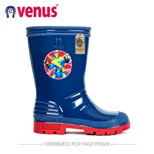 Bota infantil venus con sticker electro azul