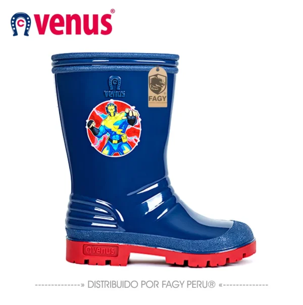 Bota infantil venus con sticker electro azul Bota infantil venus con sticker electro azul