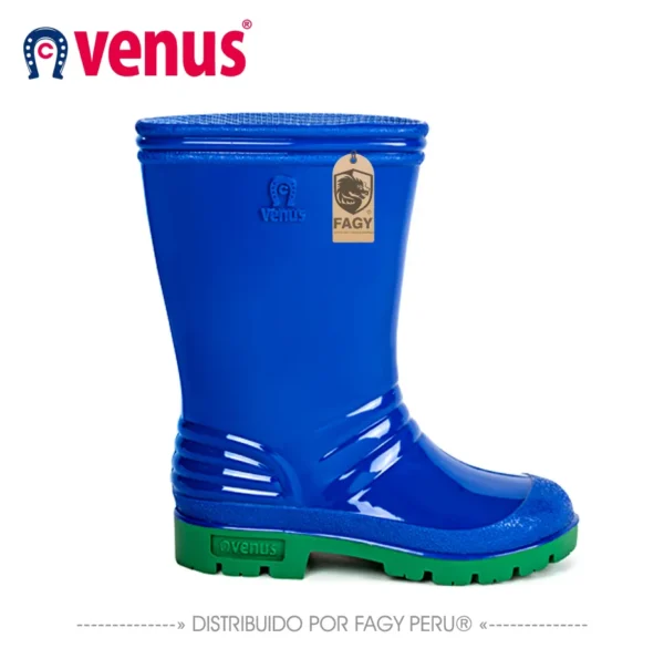 Bota infantil venus sin sticker azul verde Bota infantil venus sin sticker azul verde