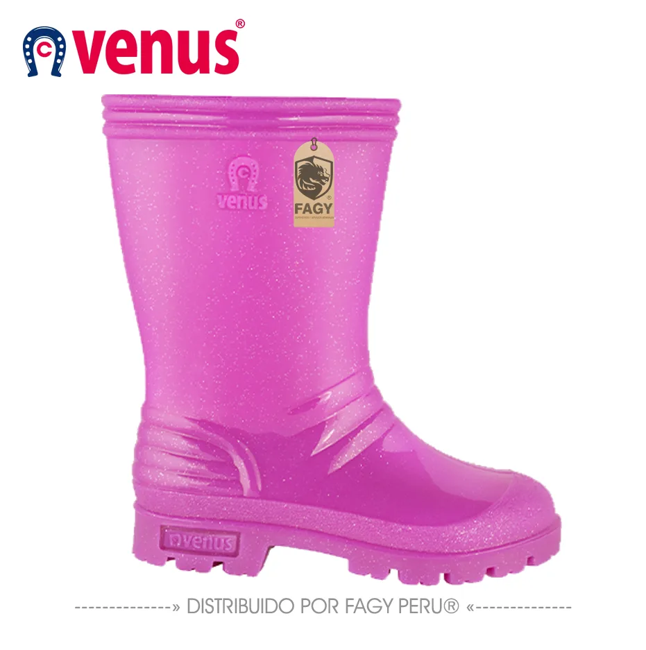 Bota venus infantil sin sticker fucsia