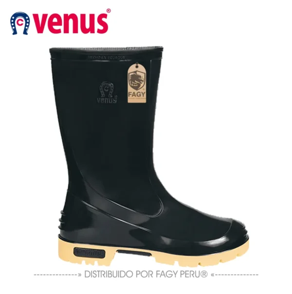 Bota venus infantil sin sticker negro amarillo Bota venus infantil sin sticker negro amarillo