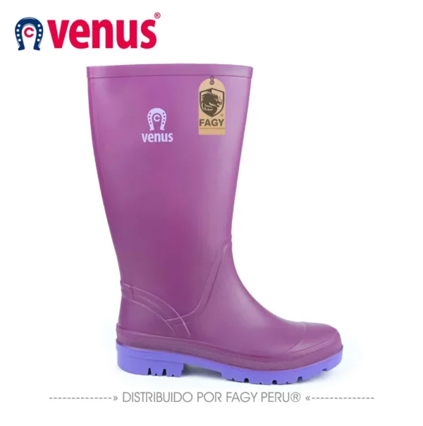 Botas impermeables llanera color violeta Botas impermeables llanera color violeta