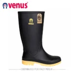 Botas impermeables llanera media negro amarillo