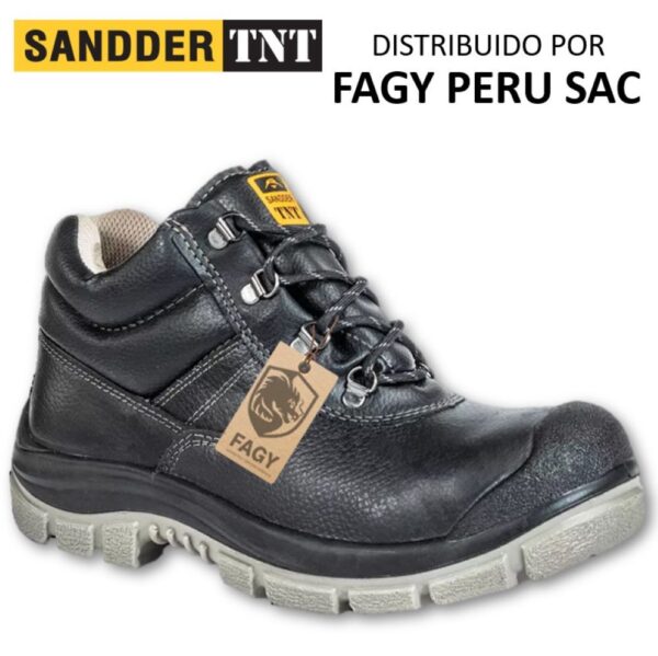 Botín de seguridad Cobra Negro Sandder TNT