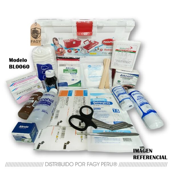 Botiquín oficina en maletín de PVC 16 BL0060 Botiquín oficina en maletín de PVC 16 BL0060