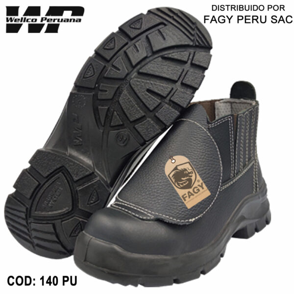 Calzado dielectrico 140 PU con metatarsal Wellco