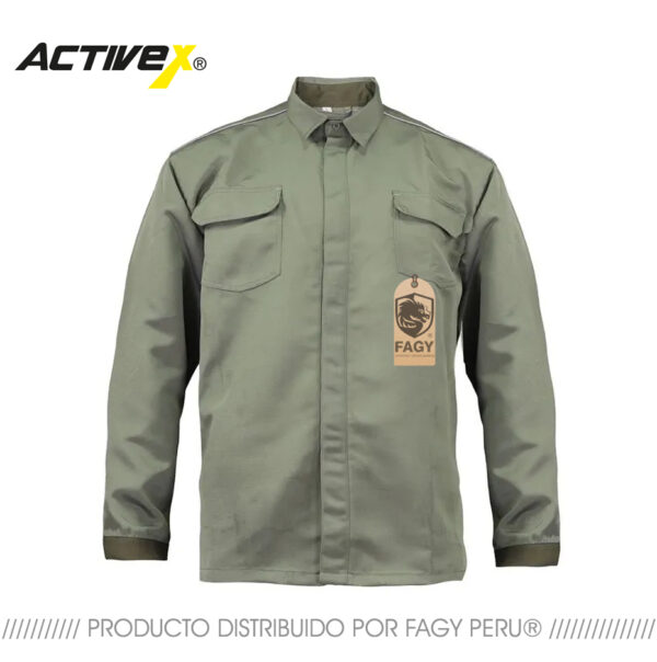 Camisa Antiacido Slack Activex Acid Pro Verde UV Camisa Antiacido Slack Activex Acid Pro Verde UV
