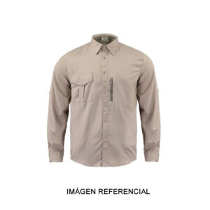 Camisa lightwind H2200 poliester beige