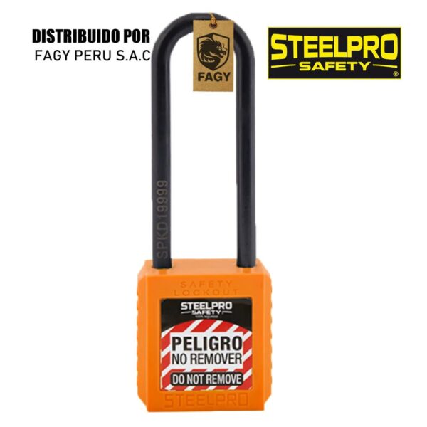 Candado x10 long dieléctrico naranja Candado x10 long dieléctrico Naranja