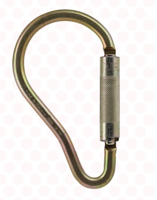 Carabinero acero apertura 51mm doble seguro ANSI N-259G Carabinero acero apertura 51mm doble seguro ANSI N-259G