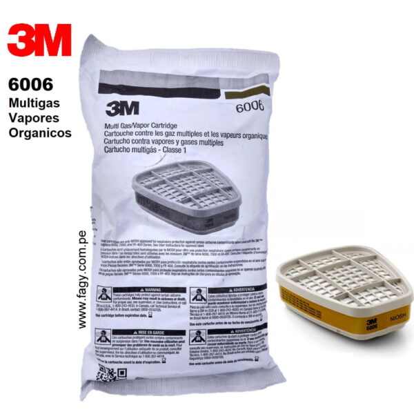 Cartucho 3M 6006 Multigases Cartucho 3M 6006 Multigases