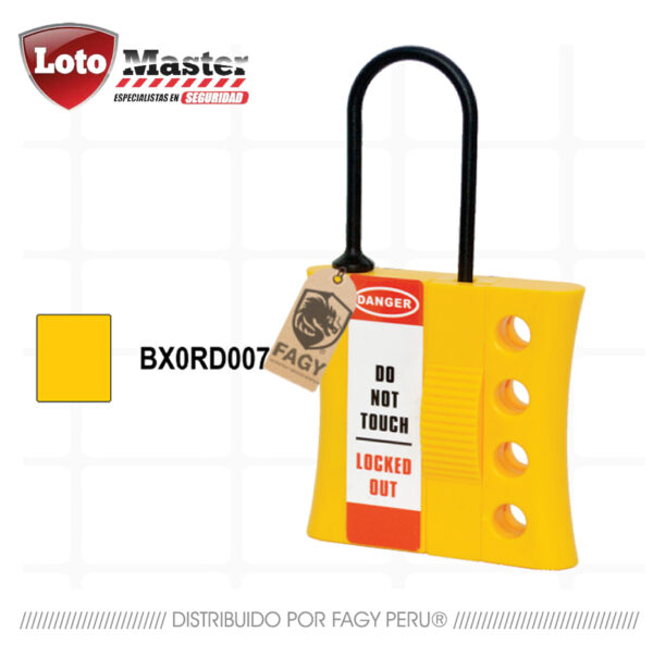 Cerrojo de seguridad flexible para 4 candados Loto Master Cerrojo de seguridad flexible para 4 candados Loto Master