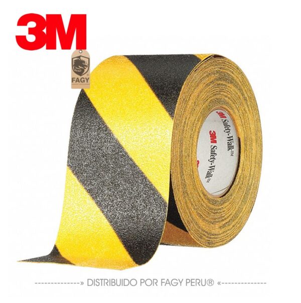 Cinta antideslizante 3M safety walk Amarillo-Negro Cinta antideslizante 3M safety walk Amarillo-Negro