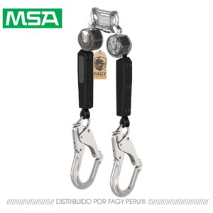 Bloque retráctil dual cinta de nylon 1.8 metros MSA VTOHW-012-RA-A