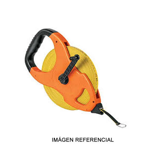 Cinta métrica larga 100m fibra de vidrio tipo cruceta Truper 12645 Cinta métrica larga 100m fibra de vidrio tipo cruceta Truper 12645