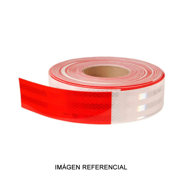 Cinta vehicular reflectiva rojo blanco importado Cinta vehicular reflectiva rojo blanco importado
