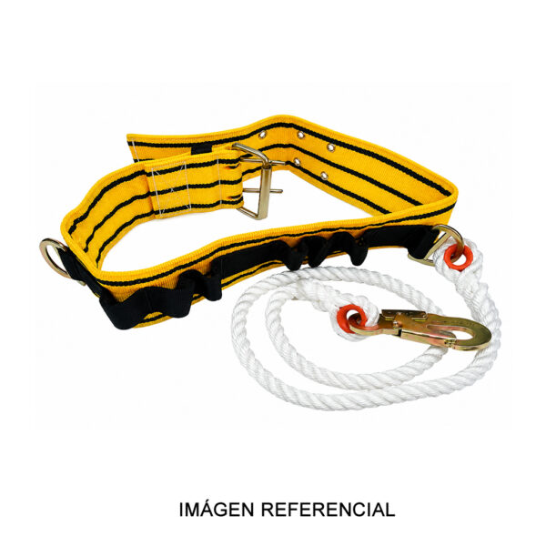 Cinturón de nylon con gancho de doble seguro CPNGDS- Cinturón de nylon con gancho de doble seguro CPNGDS-