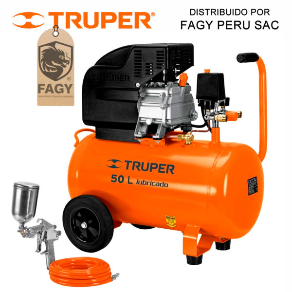 Compresora de Aire Truper 101744, 50 Litros Horizontal Compresora de Aire Truper 101744, 50 Litros Horizontal