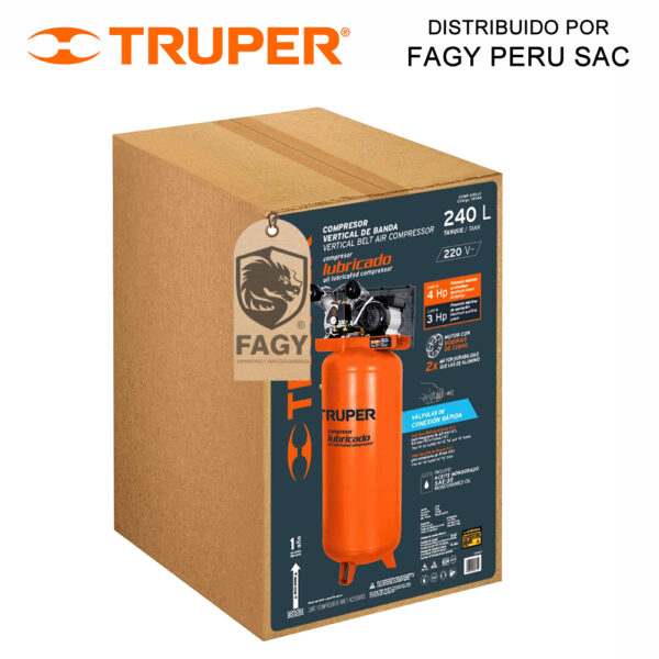 Compresora de Aire Truper 102130, 240 Litros Vertical_1