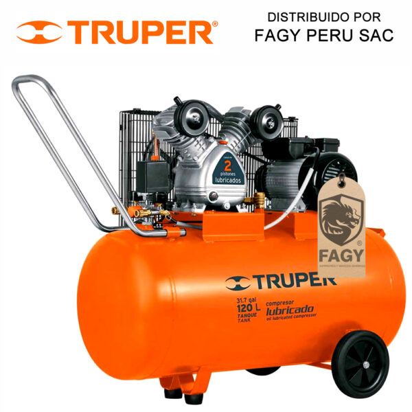 Compresora de Aire Truper 102132, 120 Litros Horizontal Compresora de Aire Truper 102132, 120 Litros Horizontal
