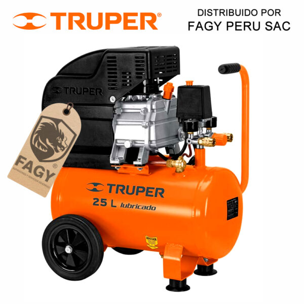 Compresora de Aire Truper 11836, 25 Litros Horizontal-3 Compresora de Aire Truper 11836, 25 Litros Horizontal