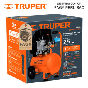 Compresora de Aire Truper 11836, 25 Litros Horizontal